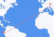 Flyreiser fra Talara, Peru til Klagenfurt, Østerrike