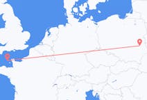 Flyreiser fra Guernsey, til Lublin