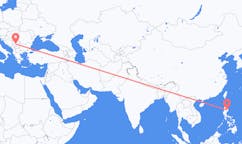 Flyrejser fra Cauayan, Isabela, Filippinerne til Kraljevo, Serbien