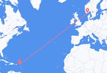 Flyrejser fra Saint Martin (Island) til Kristiansand