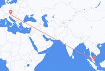 出发地 马来西亚关丹目的地 奥地利克拉根福的航班