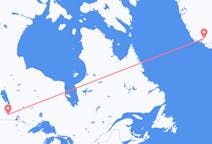 Flyreiser fra Winnipeg, til Narsarsuaq