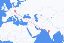 Flyreiser fra Mumbai, India til Linz, Østerrike