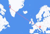 Loty z Rijeka, Chorwacja do Aasiaat, Grenlandia