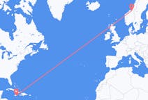 Flyrejser fra Kingston til Trondheim