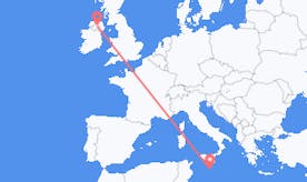 Flyg från Nordirland till Malta