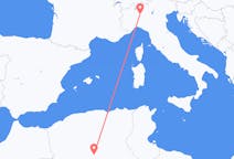 Vluchten van Ghardaïa naar Milaan