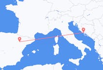 Vols de Saragosse à Split