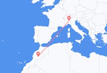 Flyrejser fra Ouarzazate til Milano