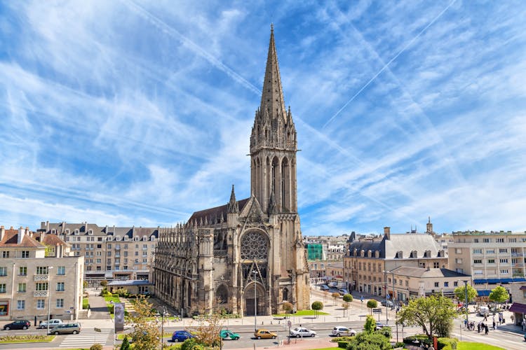 Photo of church of Saint-Pierre in Caen.