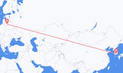 Flyreiser fra Jinju, til Vilnius