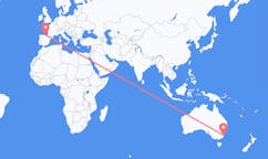 Flyrejser fra Moruya, Australien til Santander, Spanien