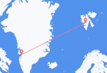 Flyrejser fra Svalbard til Ilulissat