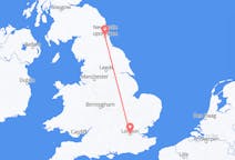 Flyreiser fra London, England til Newcastle upon Tyne, England