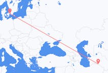 Lennot Ashgabatista Kööpenhaminaan