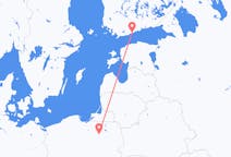Flyg från Helsingfors, Finland till Szczytno, Polen