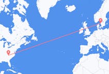 Flyrejser fra Asheville til Göteborg