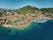 Photo of aerial view of Island of Lopud in Croatia.