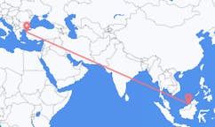 出发地 马来西亚美里目的地 土耳其埃德雷米特的航班