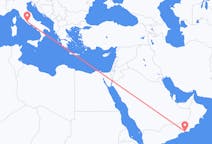 Flyreiser fra Salalah, til Roma