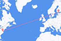 Flyreiser fra Richmond, til Helsingfors