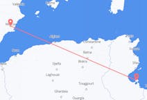 Flug frá Djerba, Túnis til Murcia, Spáni