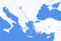 Flyrejser fra Kastellorizo til Beograd