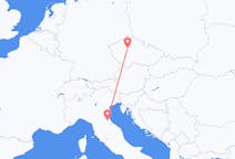 Flyg från Prag, Tjeckien till Forli, Italien