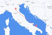 Vluchten van Bari, Italië naar Bologna, Italië