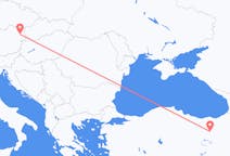 Flyreiser fra Erzincan, til Vienna