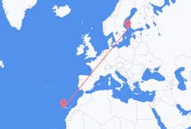 Flüge von Mariehamn, die Ålandinseln nach Valverde, Spanien