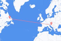 Flug frá Happy Valley-Goose Bay, Kanada til Zagreb, Króatíu