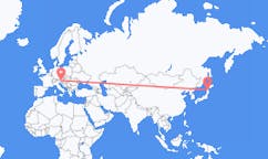 Flyrejser fra Aomori, Japan til Klagenfurt, Østrig