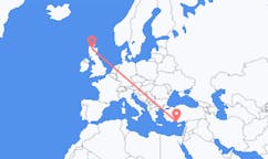 Flyrejser fra Inverness, Skotland til Gazipaşa, Tyrkiet