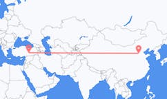 Lennot Shijiazhuangista, Kiina Malatyaan, Turkki