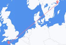 Flyg från Guernsey till Stockholm