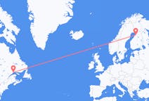 Flug frá Sept-Îles, Kanada til Oulu, Finnlandi