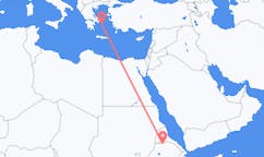 出发地 埃塞俄比亚希雷目的地 希腊Ano Syros的航班