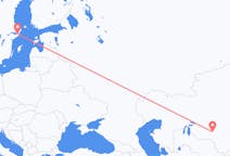 从克孜勒奧爾達飞往斯德哥尔摩的航班