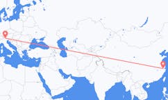 Flyreiser fra Hangzhou, Kina til Bolzano, Italia