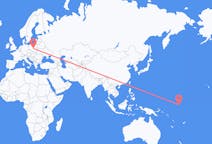 เที่ยวบิน จาก ไบรีกี, คิริบาส ไปยัง Lodz, โปแลนด์