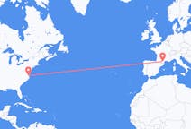Flyrejser fra Norfolk, USA til Carcassonne, Frankrig