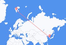 Flyreiser fra Daegu, til Svalbard