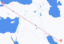 Flyg från Lār till Istanbul