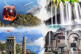City tour em Antalya com teleférico e cachoeiras