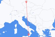 Flyg från Reggio di Calabria till Prag