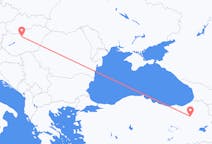 Lennot Erzurumista Budapestiin