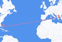 Flyrejser fra North Eleuthera, Bahamas til Volos, Grækenland