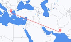 Lennot Turbatista, Pakistan Volosiin, Kreikka