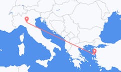 Voos de Parma, Itália para Mitilene, Grécia